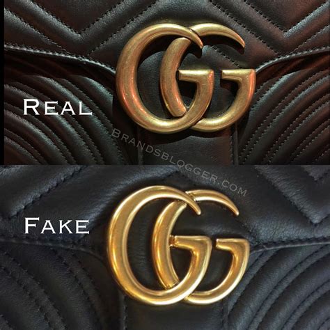 gucci marmont real vs fake